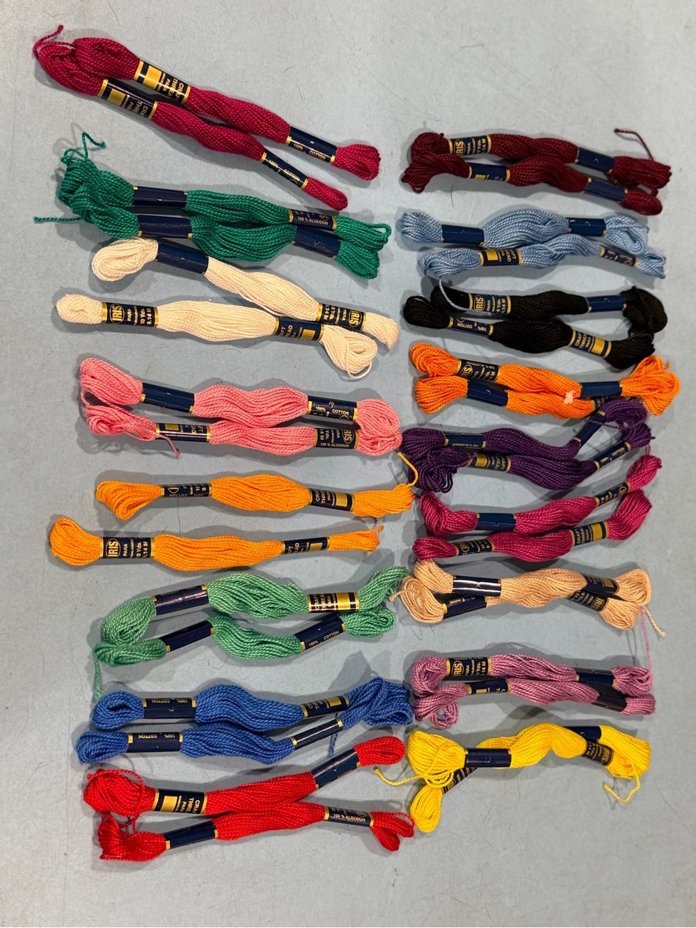 Embroidery Floss Assortment - Multicolor Skeins for Crafts